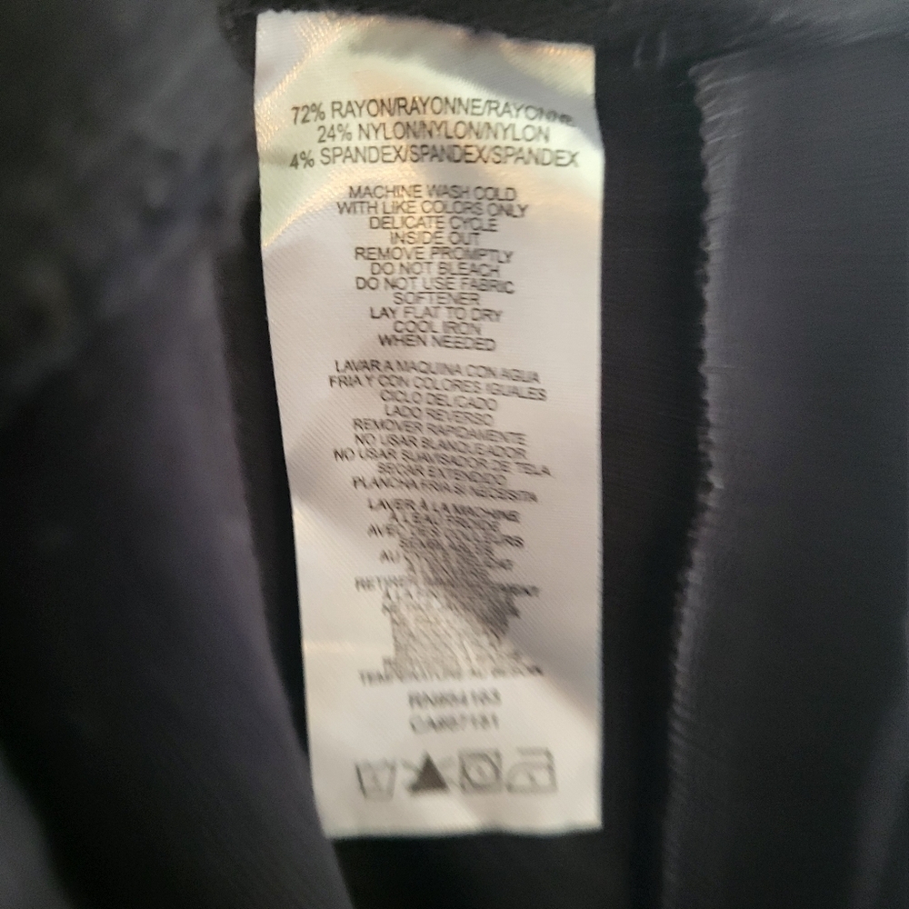 NWT Calvin Klein Performance L High Waist Straight Leg Yoga Pant Black - Picture 7 of 10